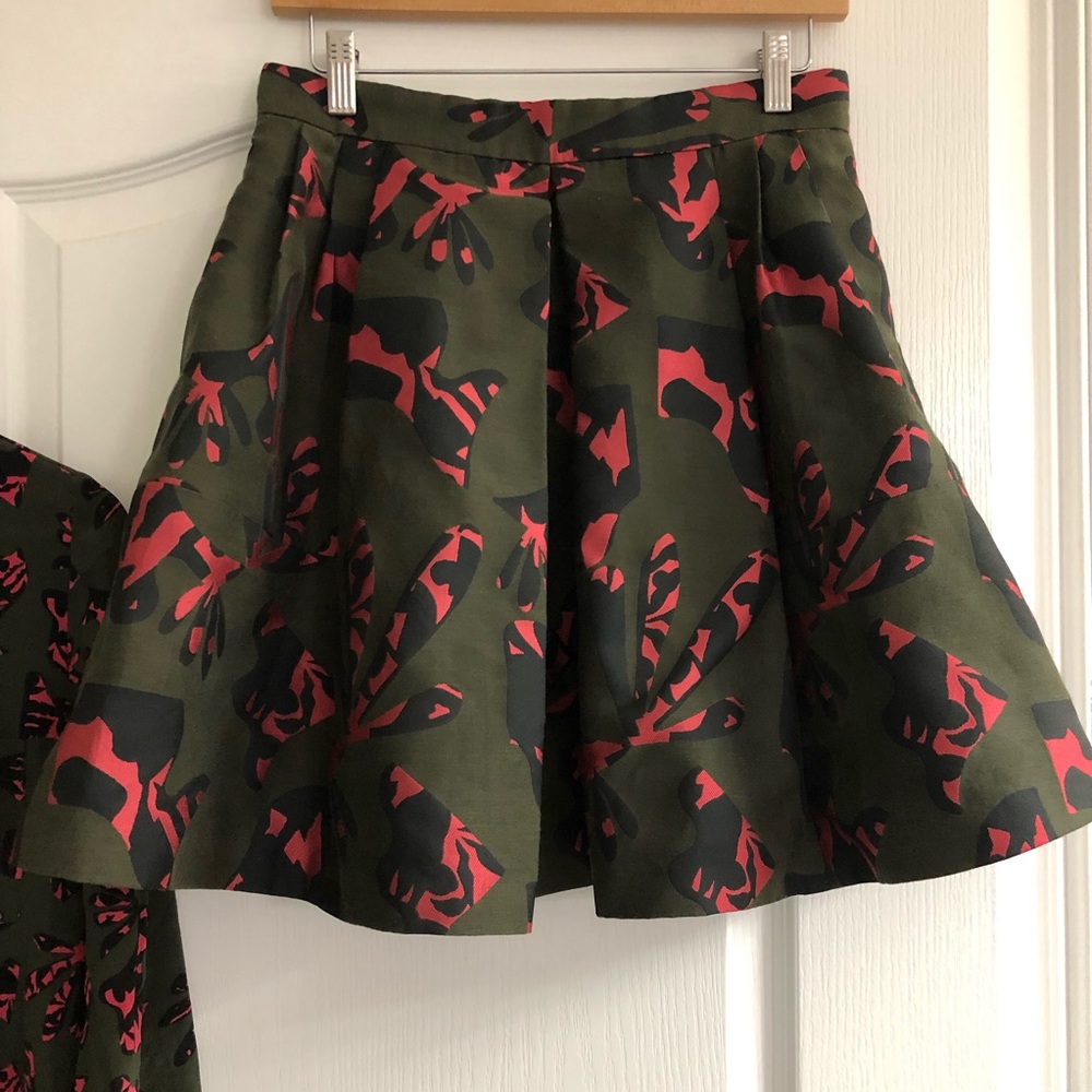 Banana Republic Abstract Butterfly Print Skirt